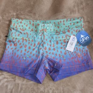 5Fin Leopard Fish Boardshorts